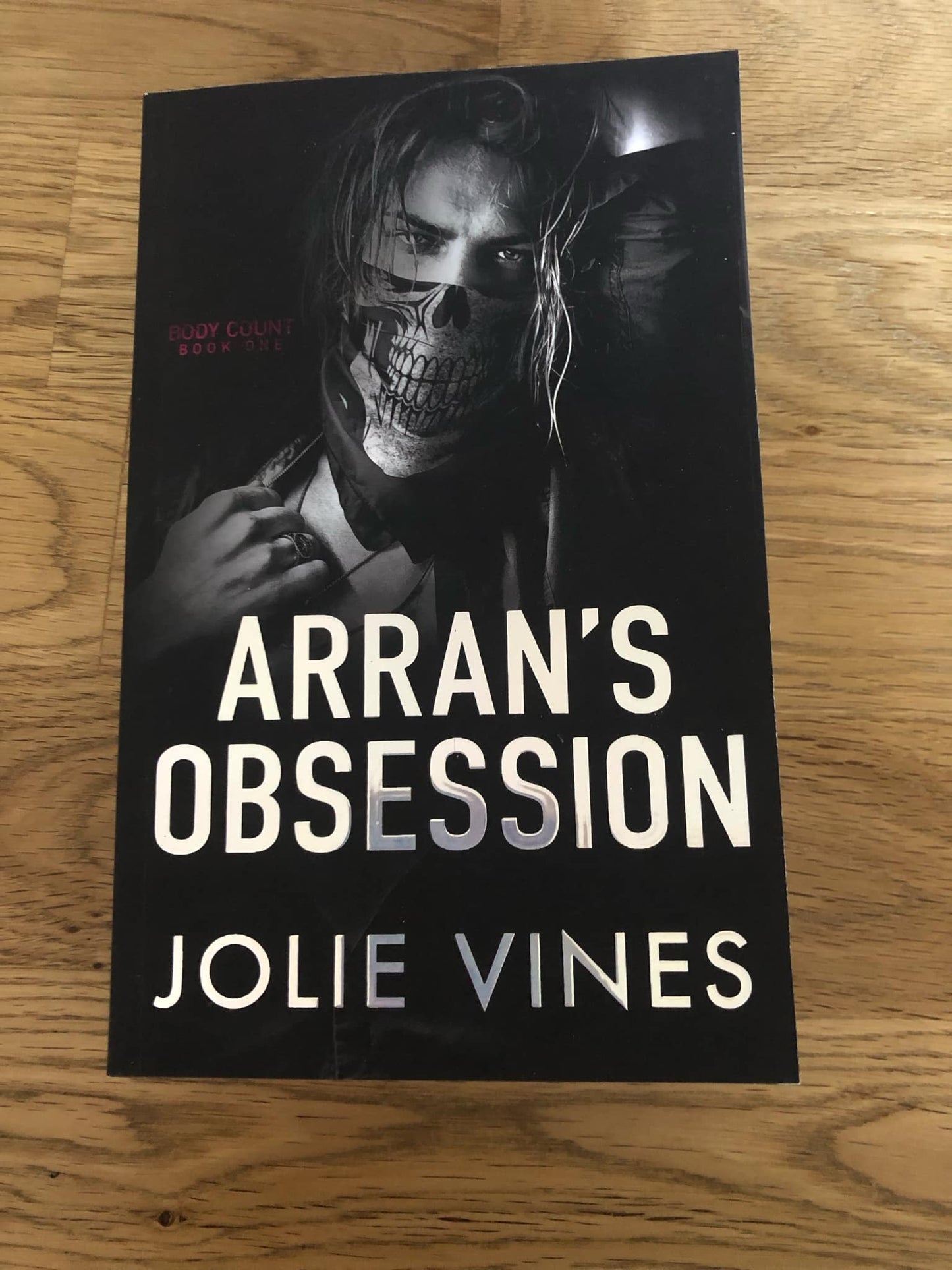 Arran's Obsession paperback MODEL COVER - FOILED
