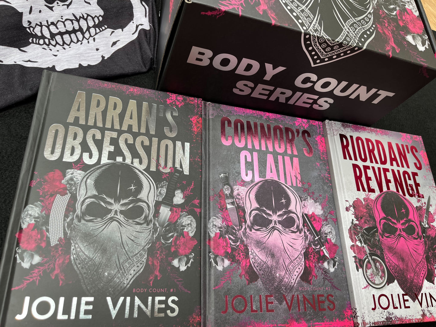 Body Count Special Edition HARDBACKS - Foiled/Sprayed Edges - Pre-order