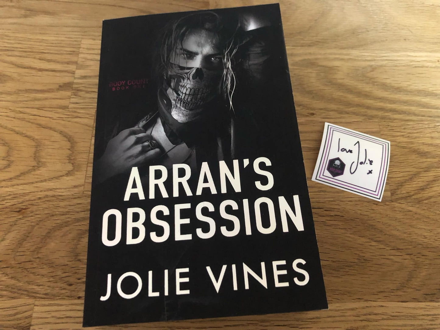 UNSIGNED Arran's Obsession Foiled Model cover