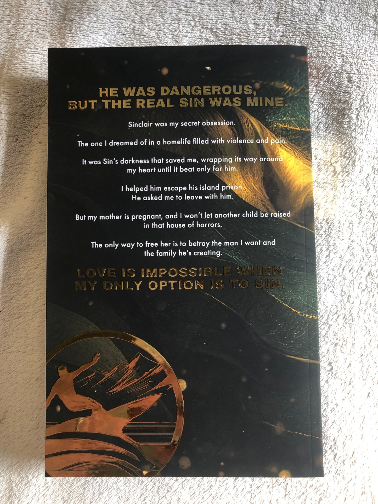 Sin paperback - foiled wave edition (non sprayed edge)