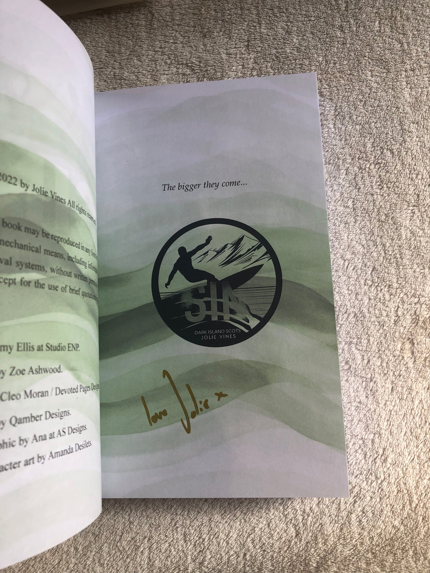 Sin paperback - foiled wave edition (non sprayed edge)