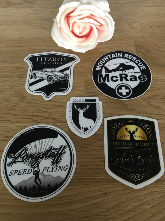 STICKERS - Marry The Scot businesses sticker set